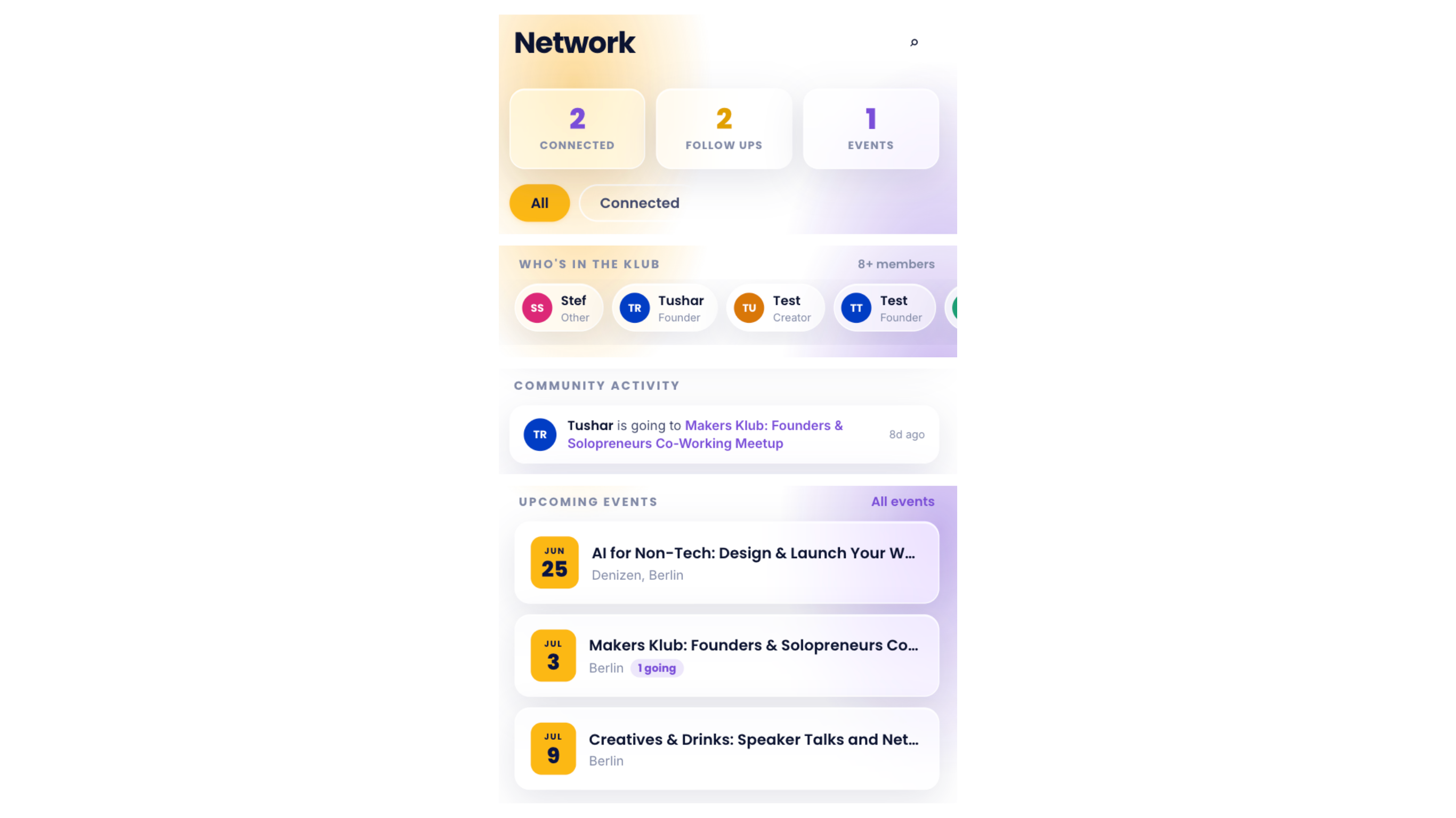 Makers Klub app